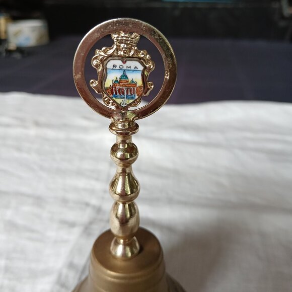 Brass Dinner Bell (From Rome) - Picture 4 of 4